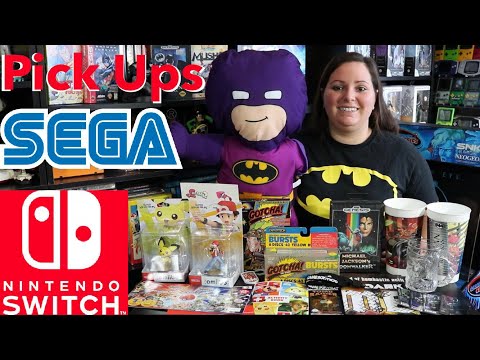 Nintendo, SEGA, and Batman Pick Ups! (Games, Promotional Items, Amiibos, Displays, Etc.)