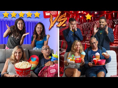 CINEMA 5 ESTRELAS VS CINEMA 1 ESTRELA! - QUEM É MELHOR?!