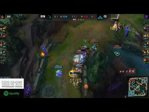 Perkz Sylas Triple Kill - C9 vs DFM Highlights - Worlds Play in Stage Day 1 2021