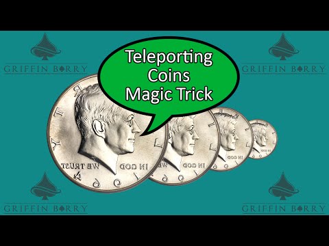 MIND BLOWING Amazing Teleportation Coin Magic Trick No Extras