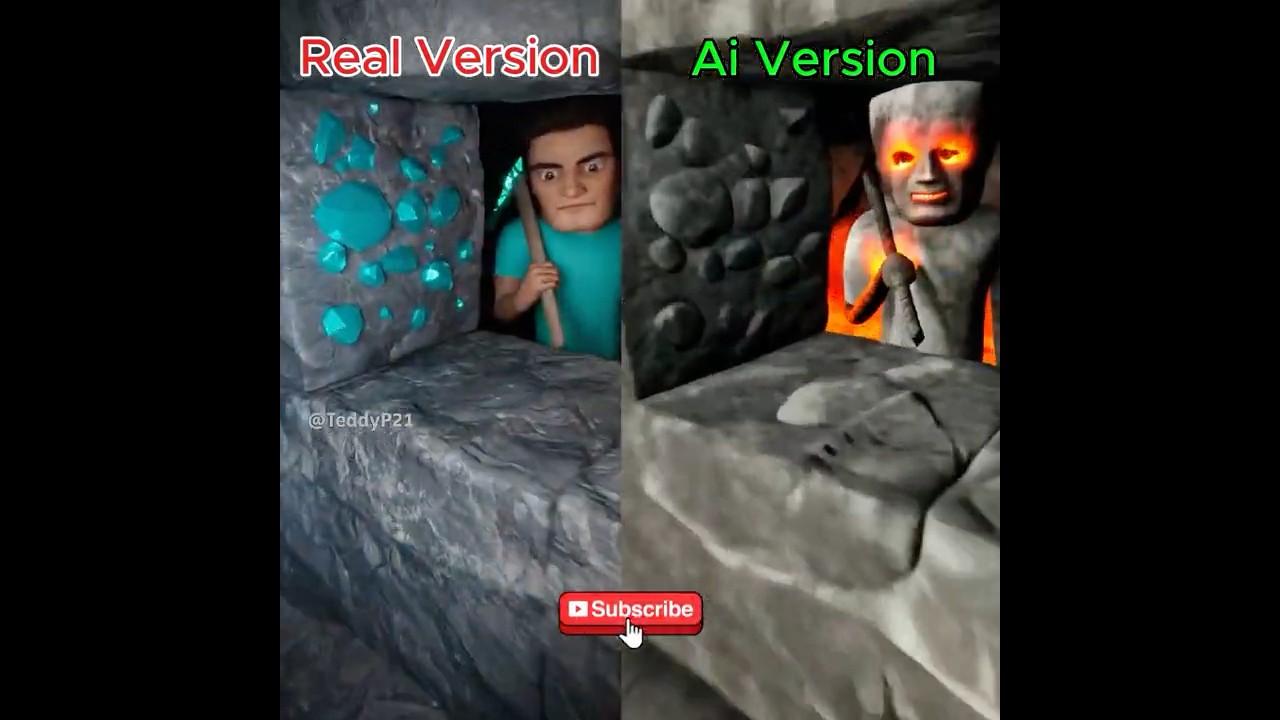 Minecraft RTX: What if ~85 NOPE NOPE NOPE. What do you think of the AI version? #minecraft