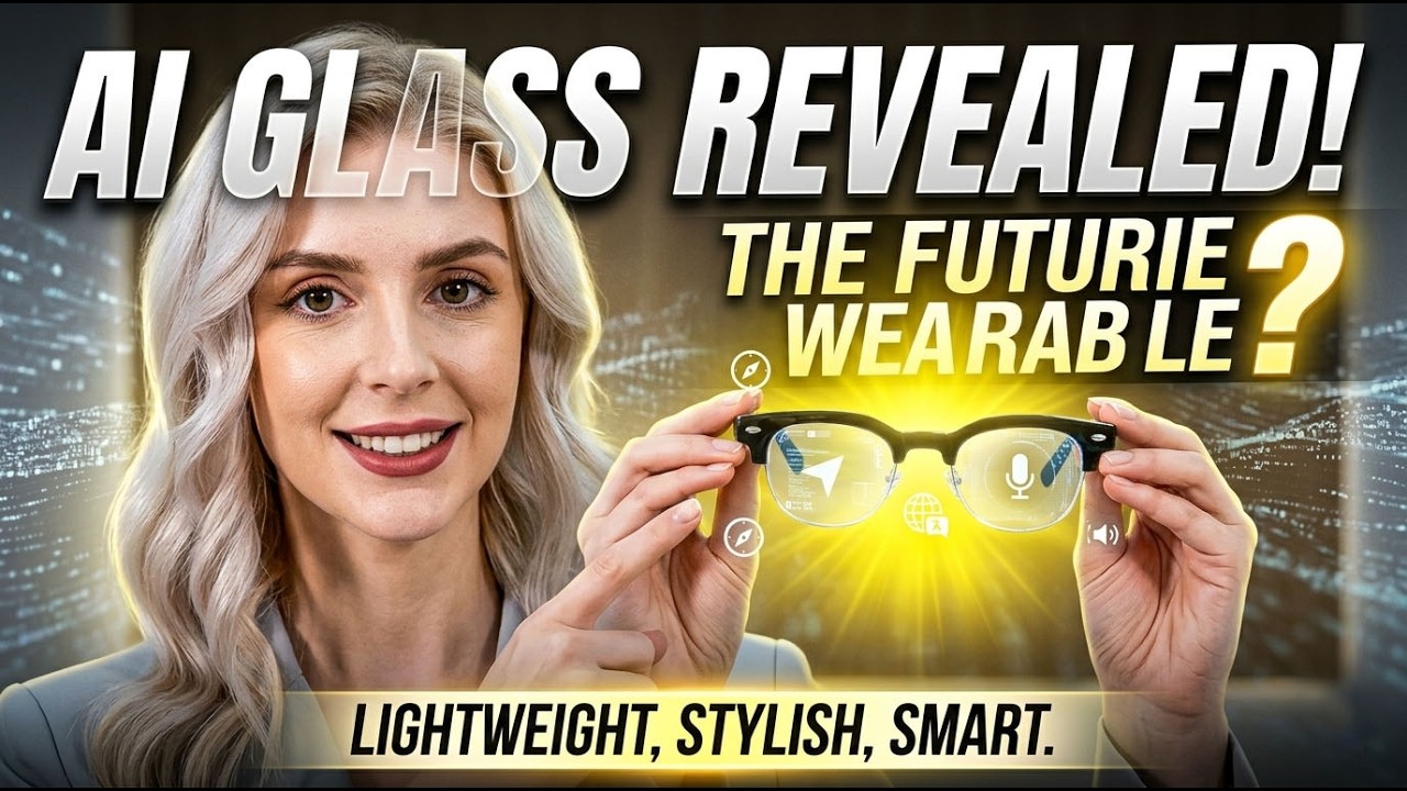 Meet AI Glass: Translation, Navigation & Voice Control in Stylish Glasses
