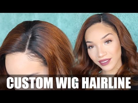 HAIR| Tweeze & Customize Glueless Lace Wig (Natural Looking Hairline) Video