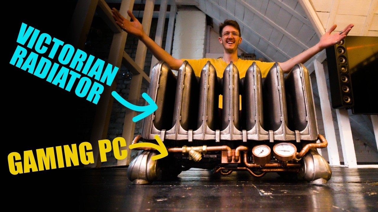 بناء جهاز الكمبيوتر الخاص بي للألعاب المصنوع من الحديد الزهر - YouTube