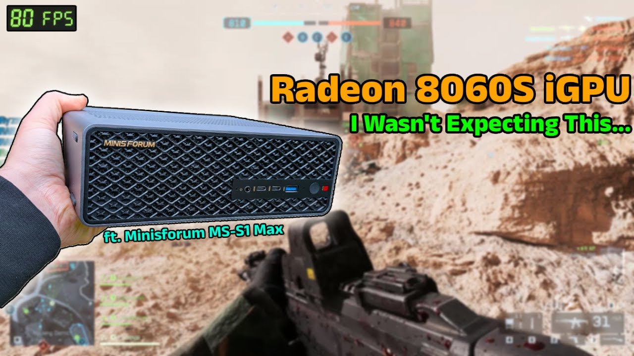 Gaming With The Fastest Integrated Graphics Yet - The Radeon 8060S (ft. Minisforum MS-S1 MAX) - YouTube