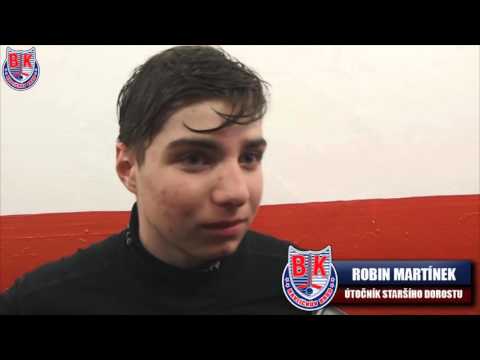 Ohlasy po utkání st. dorostu Havlíčkův Brod - Hr. Králové (2:3): Pavel Hendrych a Robin Martínek