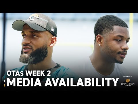 Gabe Davis, Tyson Campbell on Getting Back to Work | Press Conference | Jacksonville Jaguars