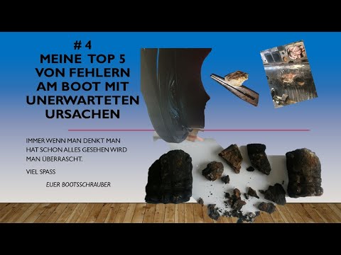 unerwartete Fehler bei der Reparatur vom Boot - meine Top 5 - viel Spass euer Bootsschrauber