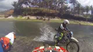 preview picture of video 'GoPro : Dirt Bike Adventure - Crossing a river'