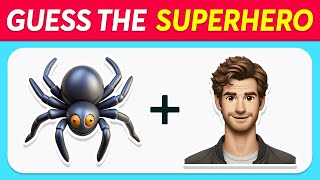Guess the SUPERHERO by only 2 Emoji! 🕷🦸 Quiz Kingdom