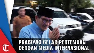Prabowo Gelar Pertemuan dengan Media Internasional Bahas Kecurangan Pemilu