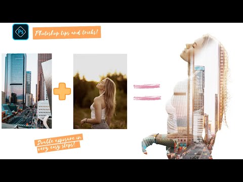Double Exposure Photoshop Tutorial - EASY to understand in just 2 minutes only!