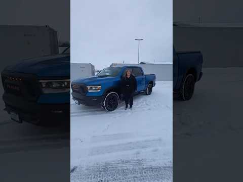 2023 Ram 1500 Rebel 4x4 Crew Cab 5'7" Box in Blue for sale at Laplante Chevrolet Buick GMC in Casselman, ON