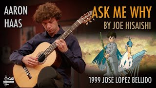 Joe Hisaishi's "The Boy and The Heron: Ask Me Why" played by Aaron Haas on a 1999 Jose Lopez Bellido