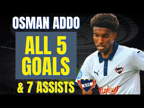 Osman Addo - ALL 5 GOALS & ASSISTS FOR B.93 IN 2025 | Skills & Highlights