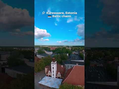 🇪🇪 Estonia Castle Town - Kuressaare 4K