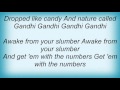 16996 Patti Smith - Gandhi Lyrics