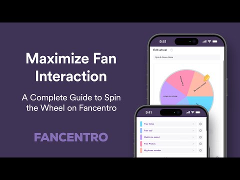Maximize Fan Interaction 🎡 Guide to Spin the Wheel on Fancentro