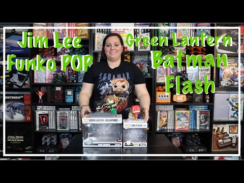 Flash, Green Lantern and Batman Funko POP (DC Collection by Jim Lee) Unboxing + Catwoman POP Update!