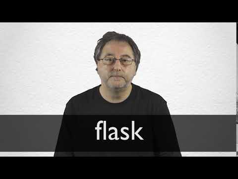 How to pronounce FLASK in British English