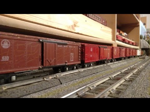 Running an S gauge American Flyer 290 with B&O cars