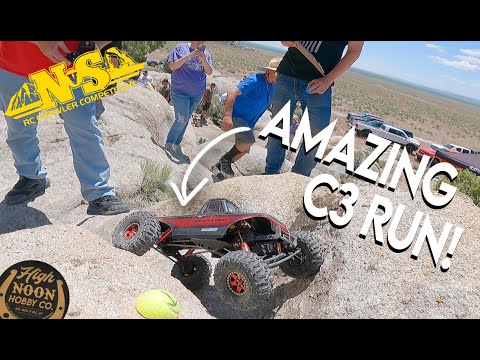 Great Driver DOMINATES Difficult C3 Course at North VS South Utah RC Crawling Championship!