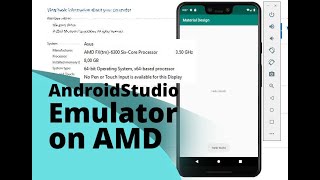 Android Studio emulator on AMD processors ( solved )