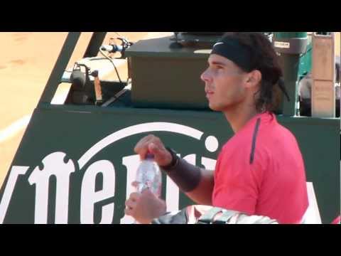 Rafa Shirt Change During Bolelli Match