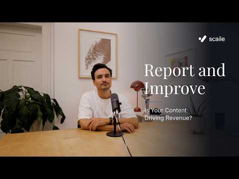 Julius Betzler, CTO, shows how scaile tracks AI visibility and connects content to revenue.