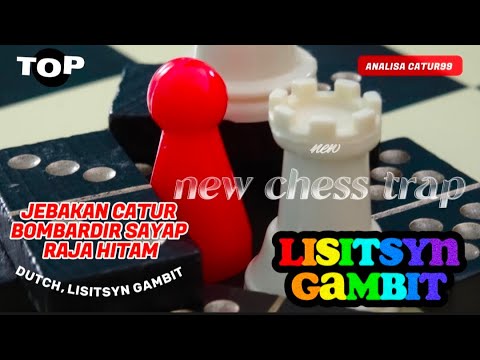 Top 9 Chess trap LISITSYN GAMBIT | Chess analysis