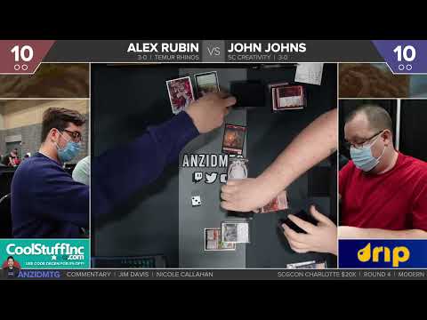 [MTG Modern] SCGCon Charlotte Rd 4 - Rhinos vs 5c Creativity