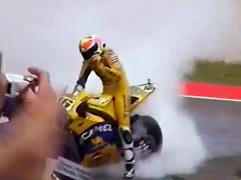 VALENTINO ROSSI BURNOUT MUGELLO 2006