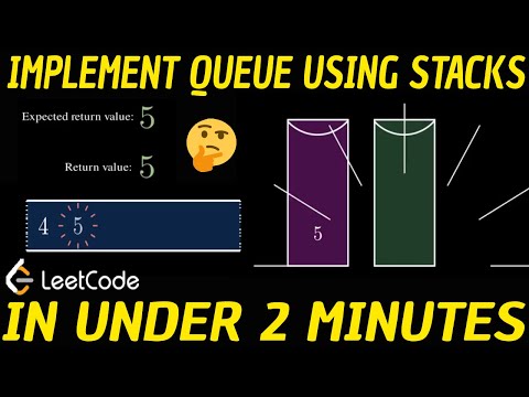 Leetcode Q232 Implement Queue Using Stacks Solution Visualized