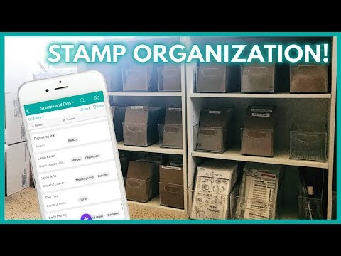 Helpful Tips for Clear Stamp Organization and Storage Video