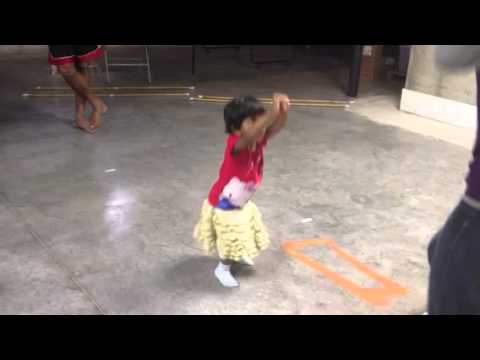 Ashvika dance practice