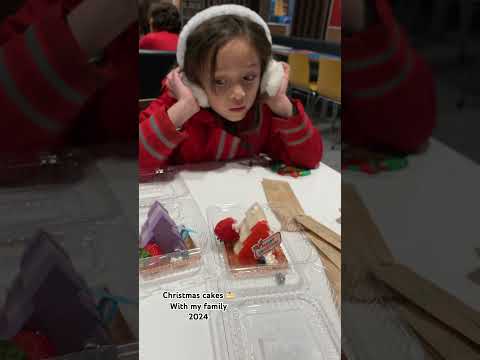 Christmas cake with my family 2024.