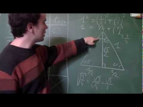 Angles particuliers 3 : 30° et 60° (Trigonométrie XV)