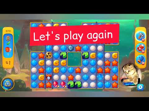 Fishdom 2022, no Boosters,  9711  level  -  прохождение без бустеров,  9711  уровень.