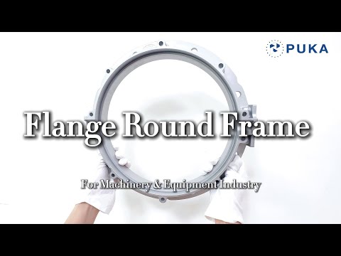 Flange Round Frame: aluminium die casting parts for machinery and equipment industry