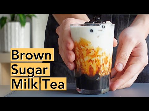 Brown Sugar Milk Tea Recipe with/without Boba