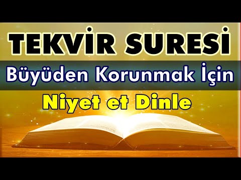 TEKVİR SURESİ DİNLE Dualar Hazinesi