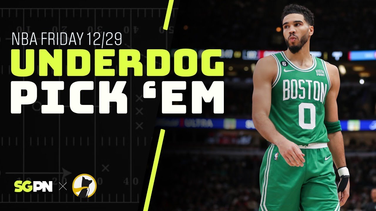 NBA Friday Underdog Fantasy Pick 'Em 12/29/23