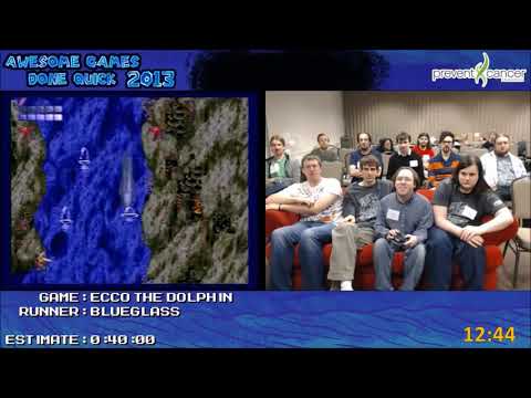 Ecco the Dolphin (Any% No CF) by Blueglass in 41:47 - AGDQ 2013