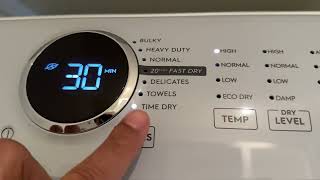 How to Use Electrolux Dryer