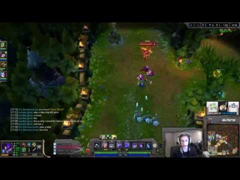 Bjergsen Kha'Zix vs Swain [Challenger Ranked solo queue mid]