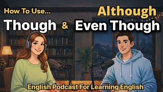 How to Use Though, Although & Even Though in English | English Podcast for Beginners | Talk Emma