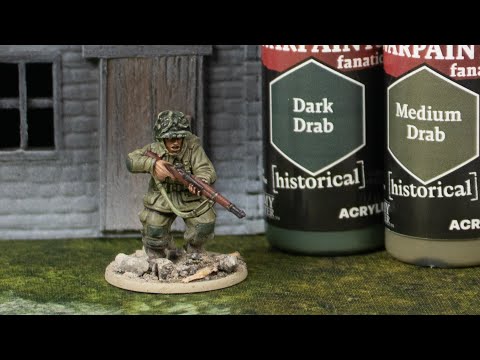 Bolt Action D-Day US Airborne 1hr Paint  using Army Painter Historicals