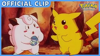 The Moon Stone and Clefairy! | Pokémon: Indigo League | Official Clip