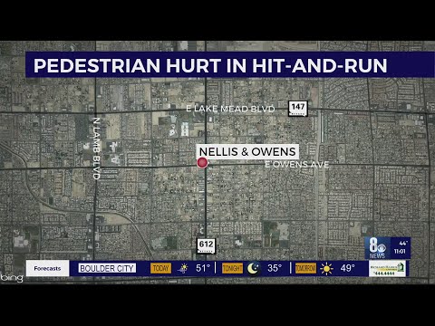 Skateboarder critically injured in hit-and-run crash near Owens, Nellis