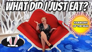 Dining at Wonderland on Harmony of the Seas - Day 3 - Royal Caribbean - Western Caribbean Cruise